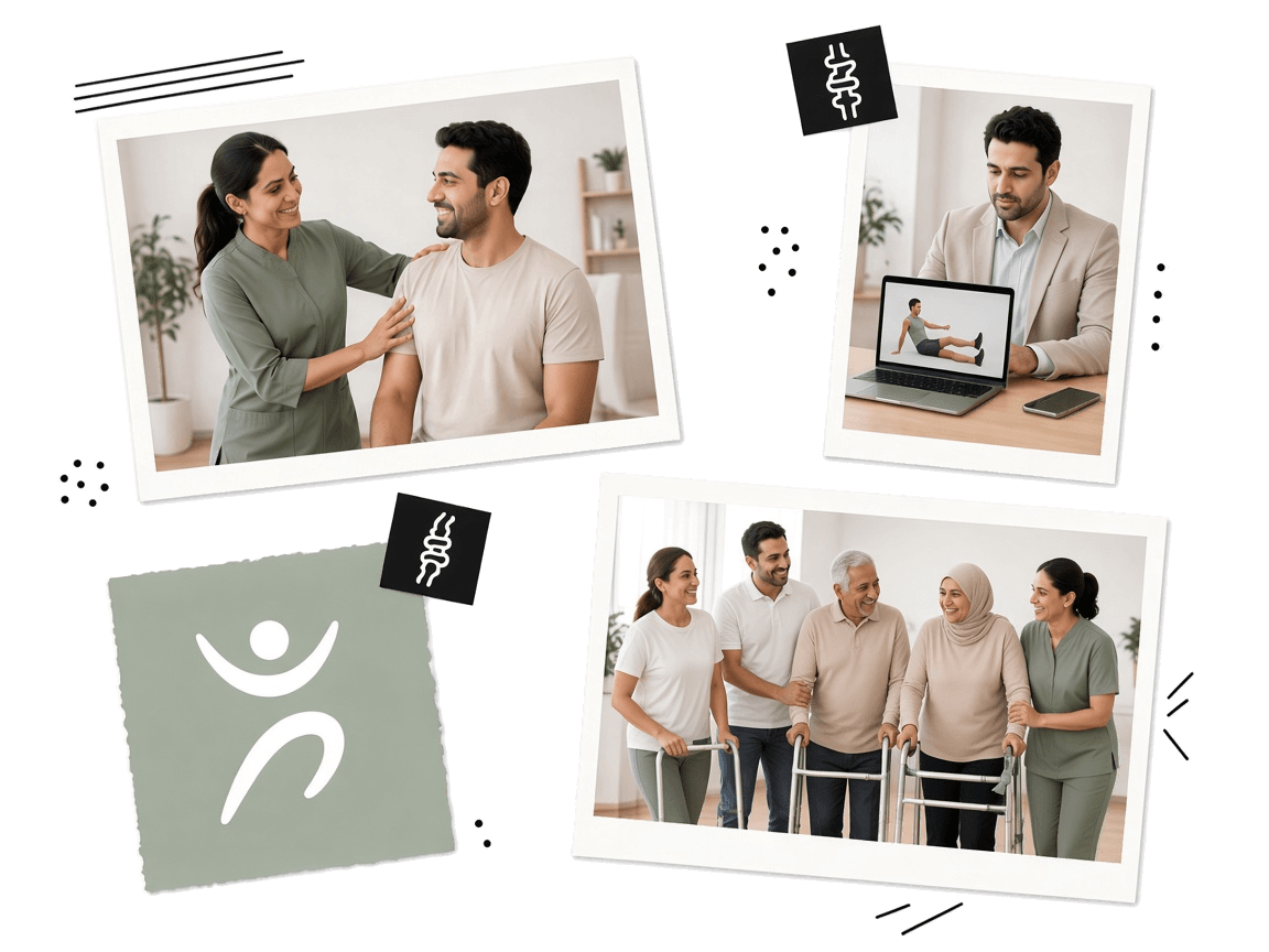 ارزیابی، تمرین و توان‌بخشی گروهی در کلینیک فیزیوتراپی