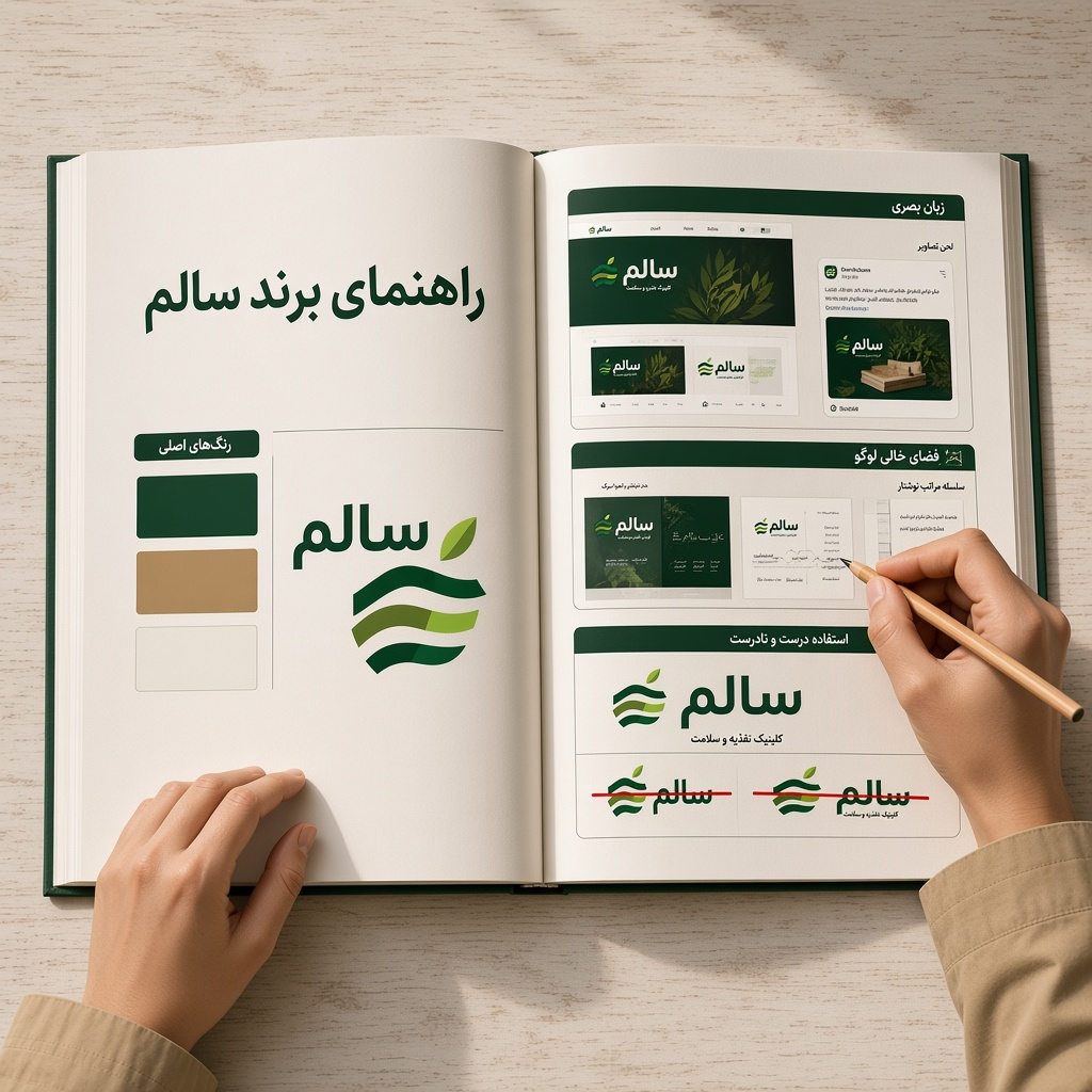 راهنمای زبان بصری و کاربردهای آینده برند کلینیک