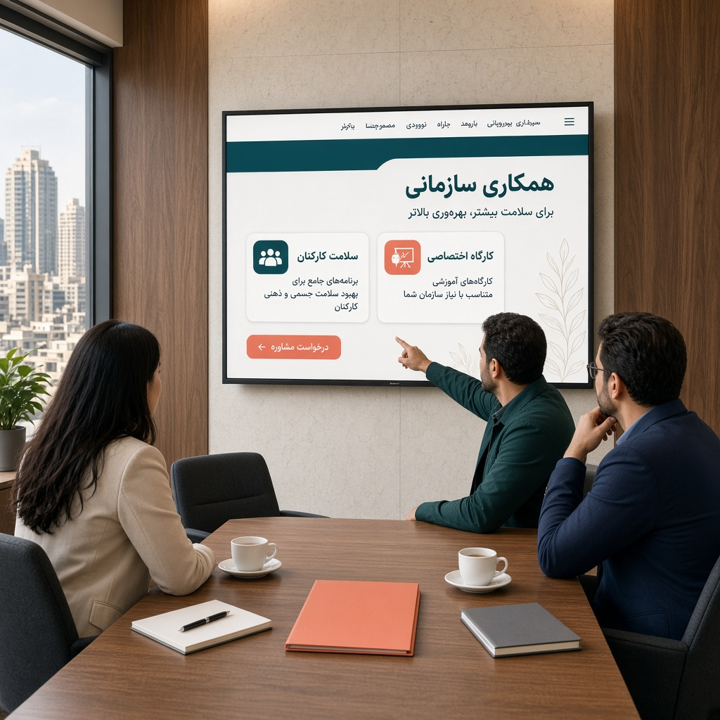 معرفی خدمات سازمانی کلینیک به مدیران منابع انسانی