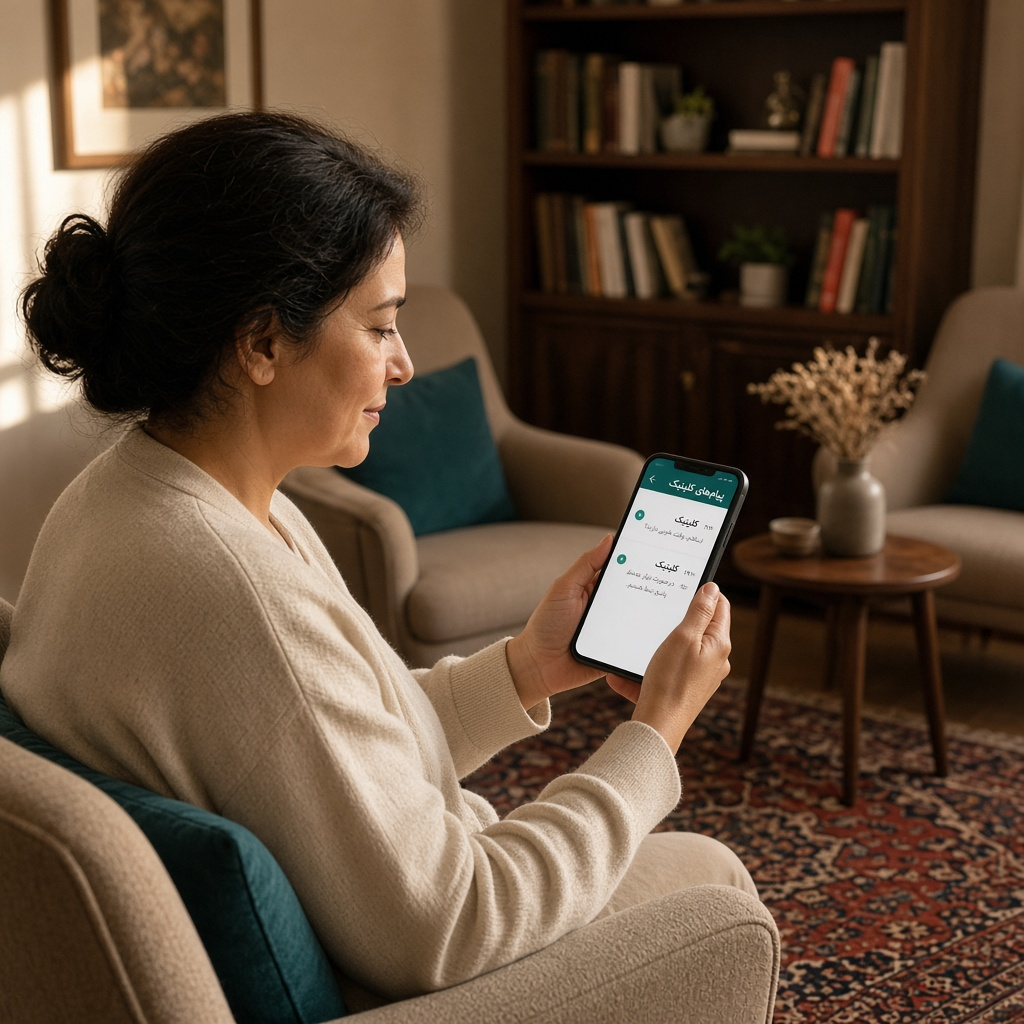 ارتباط مستقیم کلینیک با مراجع